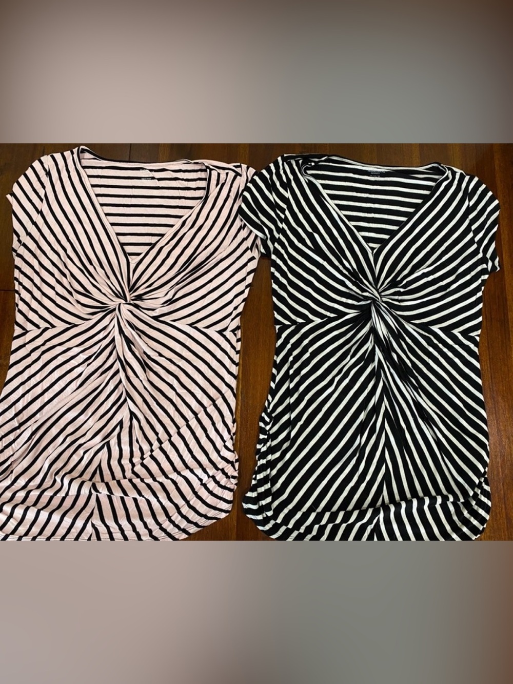 *4/$20* Striped Maternity Top Bundle, sz M